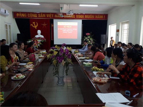 Hoạt động chào mừng ngày Phụ nữ Việt Nam 20/10 tại trường THCS Phúc Lợi